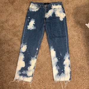 Just black denim ‘Acid Wash Jeans’